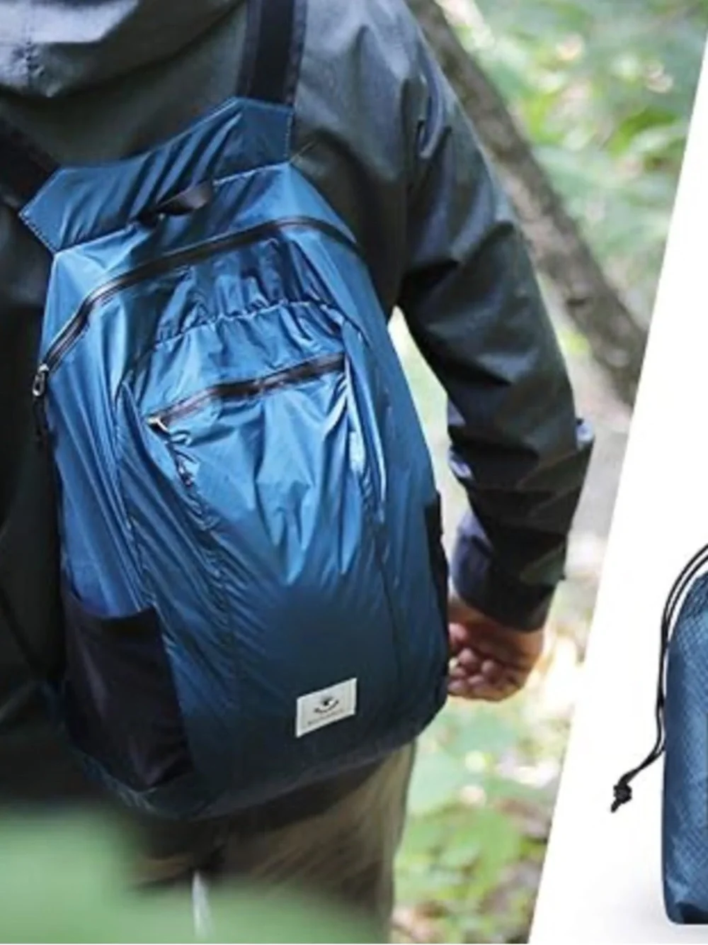 4Monster Hiking Lightweight Travel Backpack 24L, turquoise shade, NWT